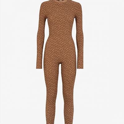 fendi skims in store|SKIMS Fendi jumpsuit.